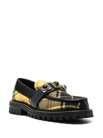 ETRO Chunky check-pattern Loafers - Farfetch