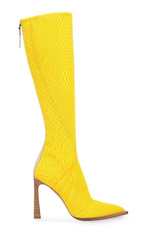 Fendi Yellow Boots