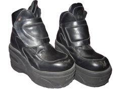 platforms club kid shoes chunky sneakers vintage cyber