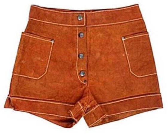 Orange High-Waisted Shorts - @png.rip PNG Collection