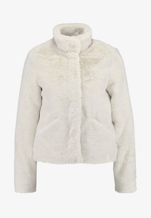 Only Faux fur cream jacket