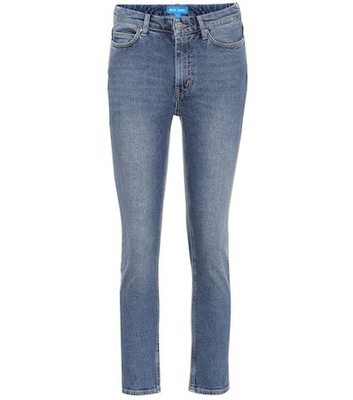 Niki high-rise straight jeans