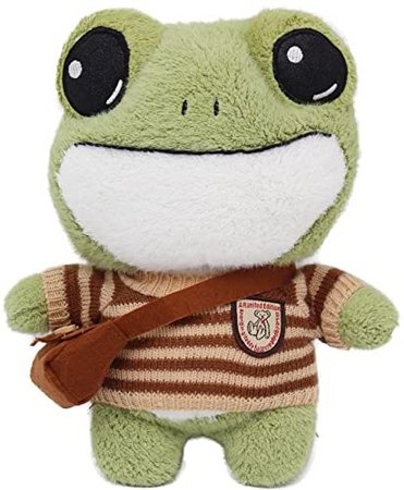 Amazon.com: 11.8in Stuffed Frog Plush Animal Doll Toy, Super Cute Green Frog Plushies Pillow with Sweater Clothes and Backpack, Standing Frog Plushie Toy Gift for Kids Creative Decoration (11.8inch, Green-I) : Toys & Games