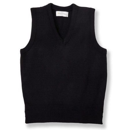 black sweater vest uniform
