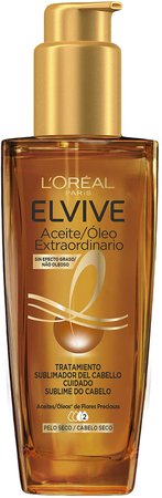 L'Oréal Paris - Elvive Aceite Extraordinario, Uso Universal para Todo Tipo de Cabellos, 100 ml: Amazon.es: Belleza