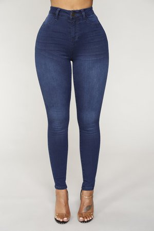 Oooh Girl High Rise Ankle Jeans - Dark Denim - Jeans - Fashion Nova