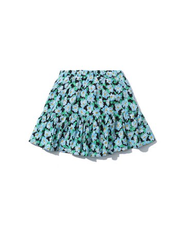 b+ab Floral print mini skirt | ITeSHOP
