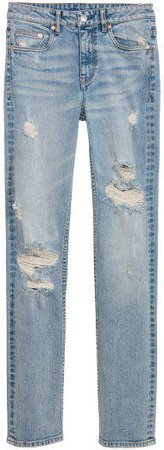 Straight High Jeans - Blue