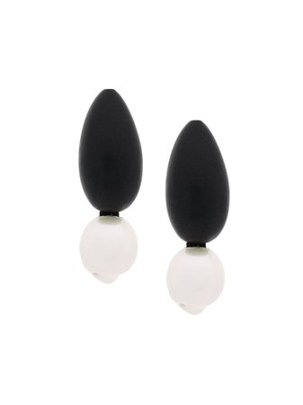 Black Monies Drop Earrings | Farfetch.com