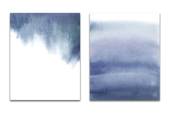 navy blue and white watercolors - Google Search