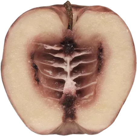 weirdcore weird apple fruit