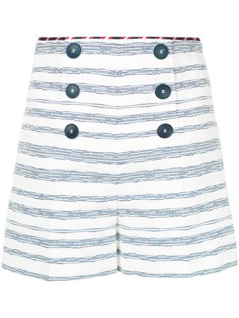Paule Ka striped sailor shorts