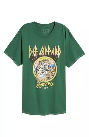 Vinyl Icons Def Leppard Hysteria Cotton Graphic T-Shirt | Nordstrom