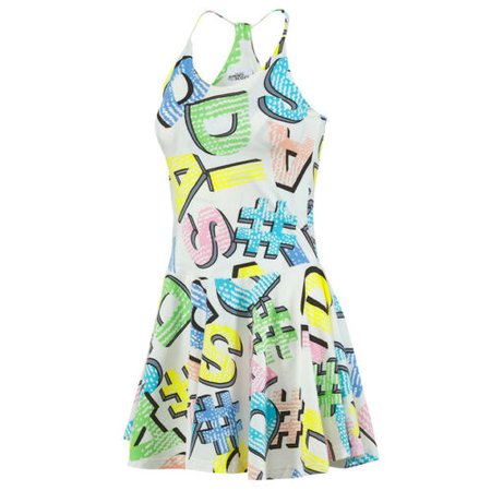 Adidas Originals Jeremy Scott Graphic Dress sports dress summer beach skirt | eBay