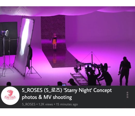5_ROSES Starry Night behind the scenes