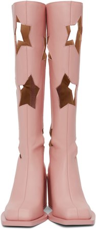 andrej-gronau-ssense-exclusive-pink-star-cut-boots.jpg (560×1344)