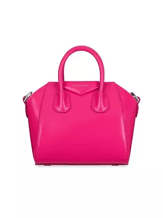 Shop Givenchy Micro Antigona Bag in Box Leather | Saks Fifth Avenue