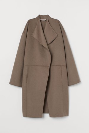 Wool-blend Coat - Taupe - Ladies | H&M US