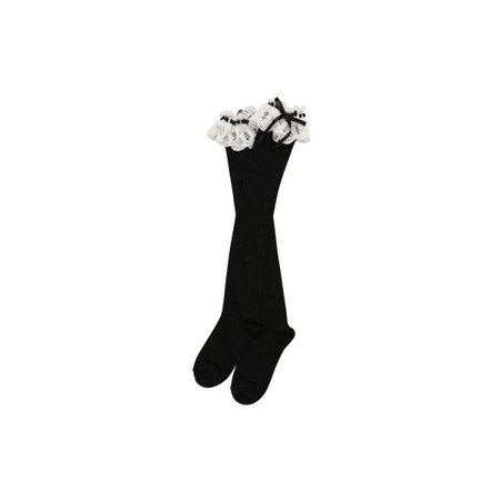 black overknee socks