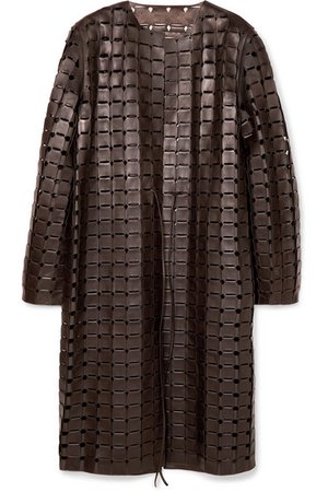 Bottega Veneta | Leather coat | NET-A-PORTER.COM