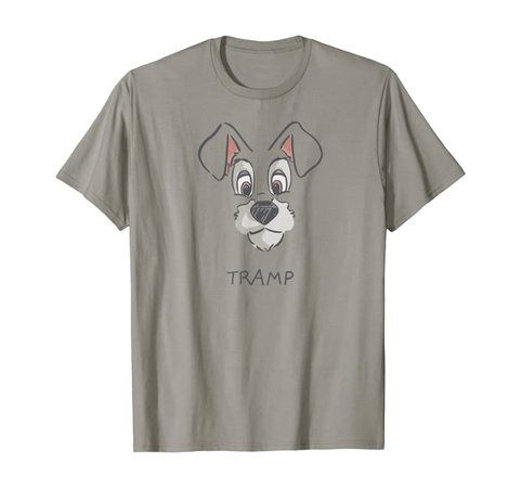 Amazon.com: Disney Tramp Drawing Lady and the Tramp Costume T-Shirt: Clothing