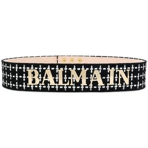 BALMAIN patterned logo belt