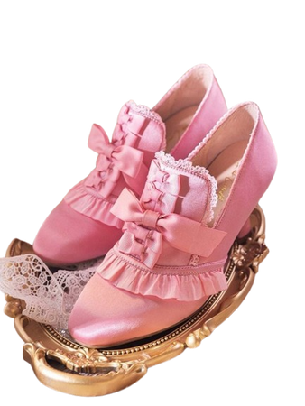 Pink Baroqe 18th Century Shoes