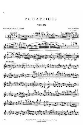 violin sheet music