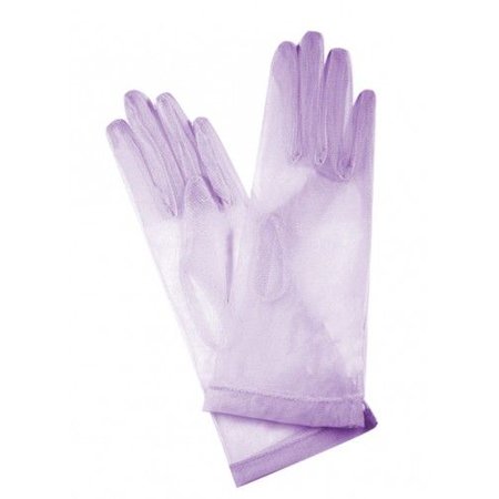 purple mesh gloves