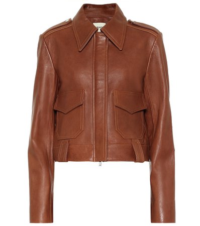 KHAITE Cordelia leather jacket $ 2,901