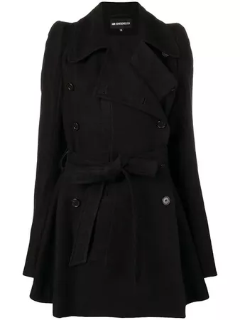 Ann Demeulemeester Belted Trench Coat