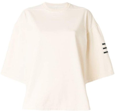 human patches oversized T-shirt
