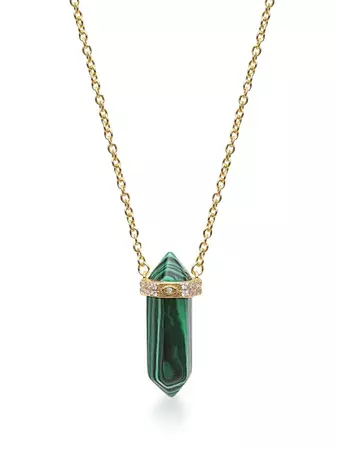 Nialaya Jewelry crystal-pendant chain-link Necklace - Farfetch