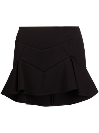 Shop black Versace flared mini skirt with Express Delivery - Farfetch