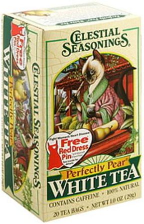 Celestial Seasonings Perfectly Pear White Tea - 20 ea, Nutrition Information | Innit