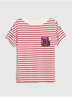 Kids Flippy Sequin Short Sleeve T-Shirt | Gap