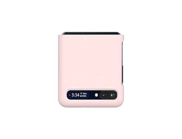 Galaxy Z Flip Silicone Cover (Pink) | Samsung united kingdom