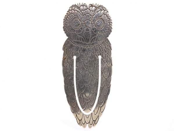 Silver Owl Bookmark - The Antique Jewellery Company