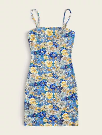 Floral Print Slip Dress | SHEIN USA