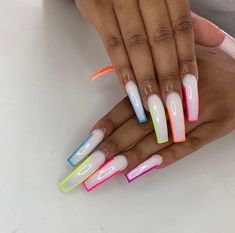 #choose #Instagram #Promo, Dm #me #for #Promo💋 #on #Instagram: #“Choose #one🥳” #birthdaynails | Coffin nails designs, Cute acrylic nails, Best acrylic nails