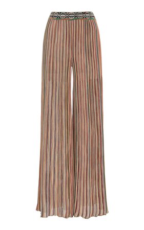 Striped Stretch-Knit Flared Pants by Missoni | Moda Operandi