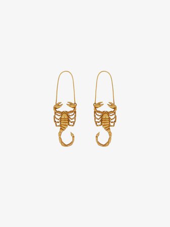 Scorpio zodiac earrings