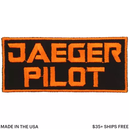 Jaeger Pilot Patch Made in USA 4 X 1.75 Jaeger Patches Mecha Patch Giant Robot Patch Backpack Patch Geeky Patch Nerd Patch - Etsy