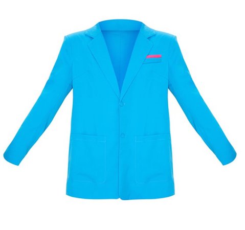plt oversize blue blazer