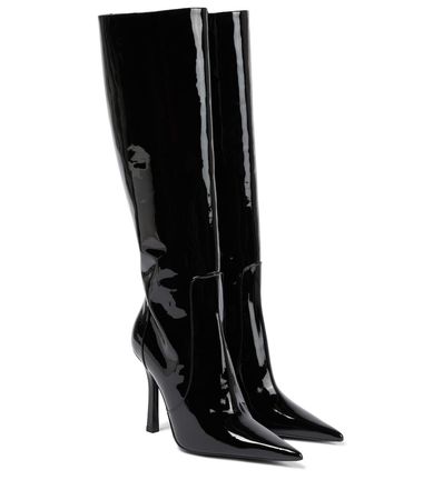Blumarine - Leather knee-high boots