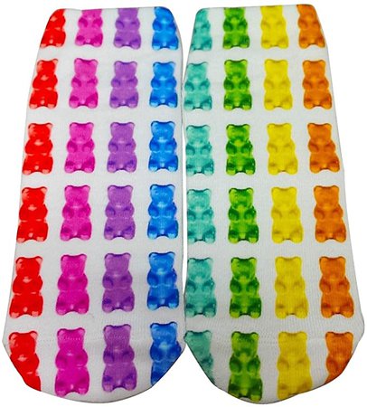 Top Trenz Candy Socks Yumsies Gummie Bear at Amazon Women’s Clothing store
