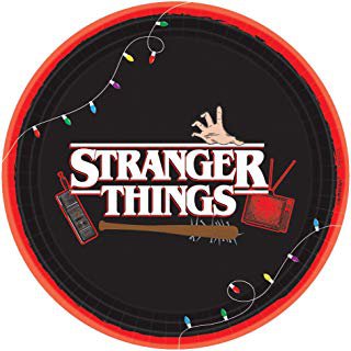 Amazon.com: American Greetings Stranger Things Plastic Table Cover, 54" x 96": Toys & Games