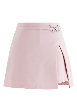 pink skirt with butterfly