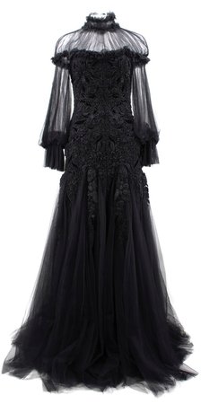 Alexander McQueen Black Gown