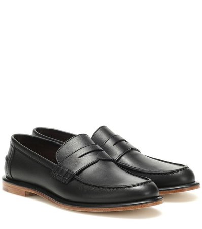 LOEWE Leather loafers